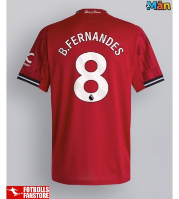 Manchester United Bruno Fernandes #8 Hemmatröja 2025-26 Kortärmad